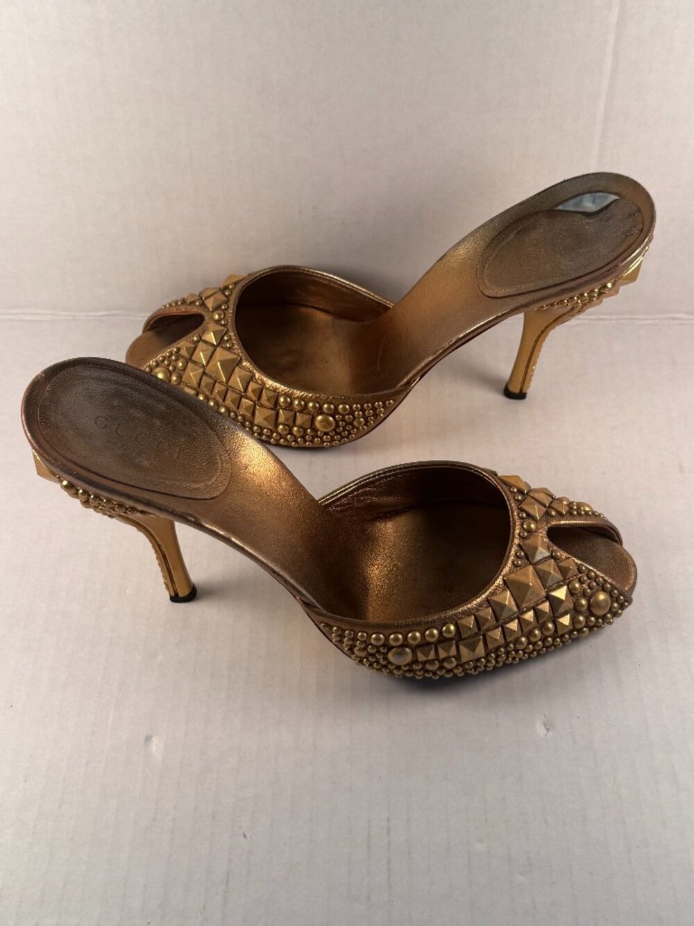 GUCCI BY TOM FORD RUNWAY STUDDED HEELS